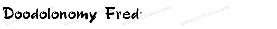 Doodolonomy Fred字体转换